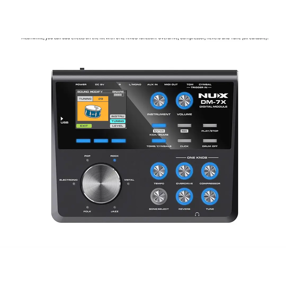 Batería Electrónica Dm-7X Nux