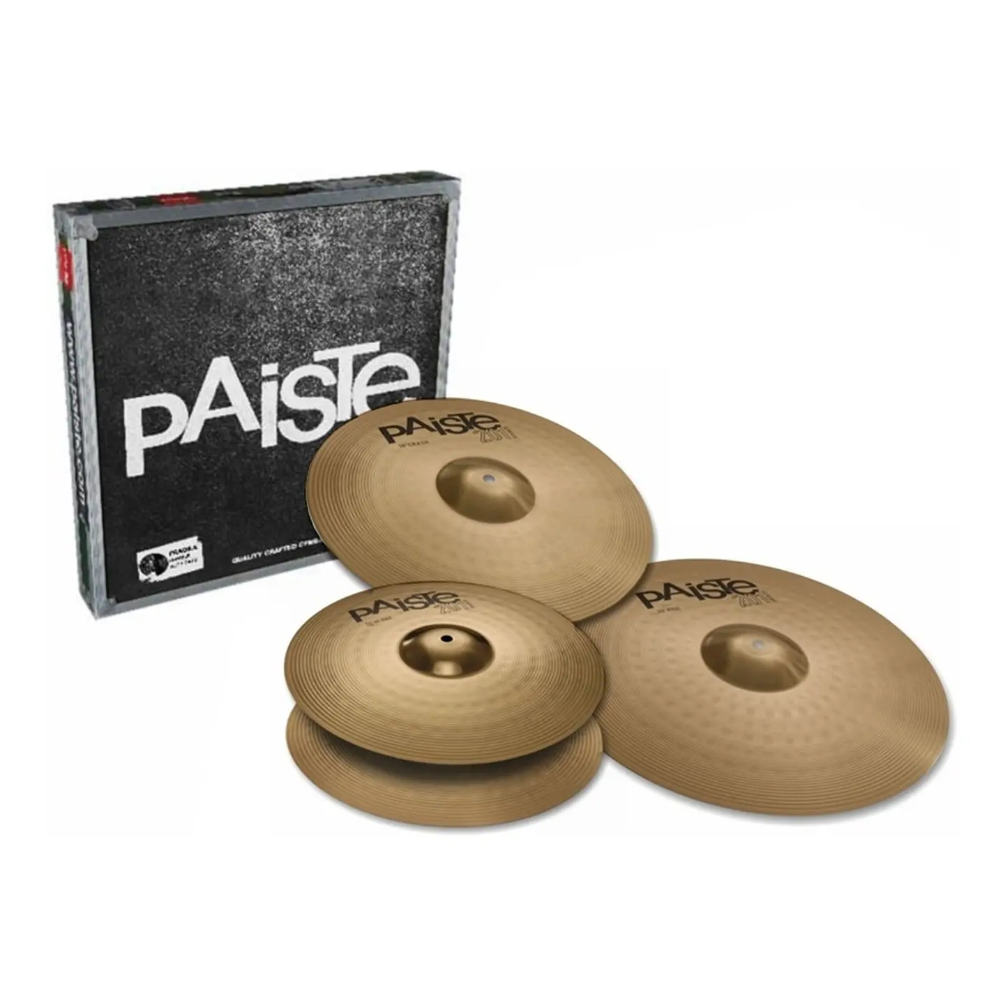 Paiste Set Universal 201 Hi-Hat 14″+Crash 16″+Ride 20″