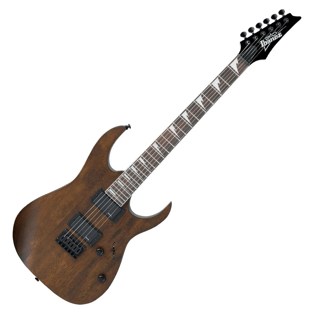 Ibanez エレキギター ダークブラウン Guitarra Eléctrica Ibanez GRG121DX WNF Walnut Flat HH – Rincón del