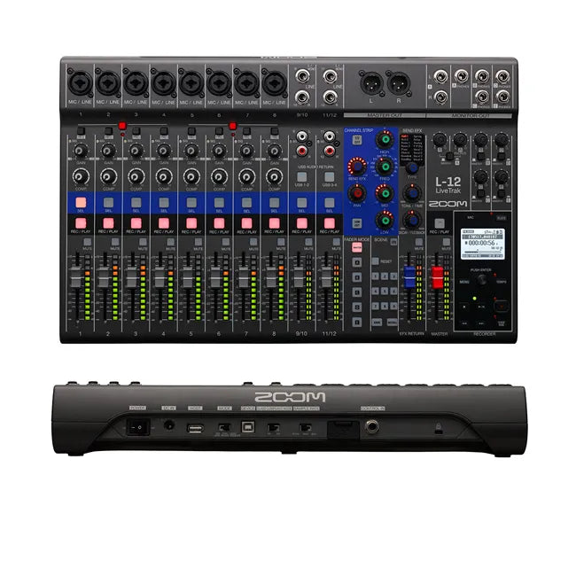 MIXER DIGITAL ZOOM LIVETRACK L-12