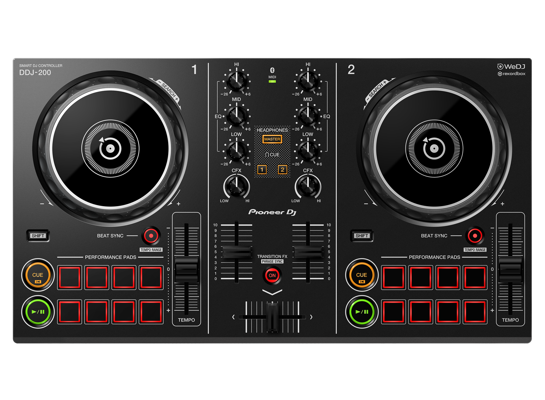 DJコントローラー ddj200 CONTROLADOR DJ PIONNER DDJ-200 – RDMUSICO
