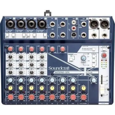 Notepad 12FX Mixer con USB y Efectos | Soundcraft