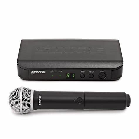 MICROFONO INALAMBRICO SHURE BLX24/PG58 – RDMUSICO