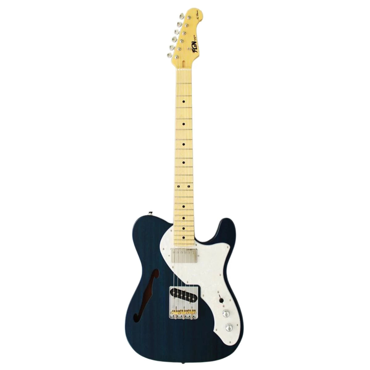 FGN® Neo Classic NTE110MMHT Guitarra Eléctrica Telecaster® Funda | Transparent Blue
