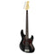 FGN® Mighty Jazz JMJ2-AL-R Bajo Eléctrico Funda | Black