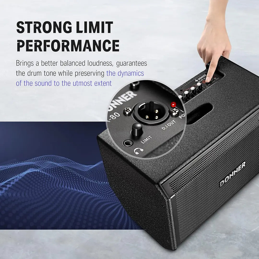 Amplificador Bateria DDA-80 80W EC1736 DONNER