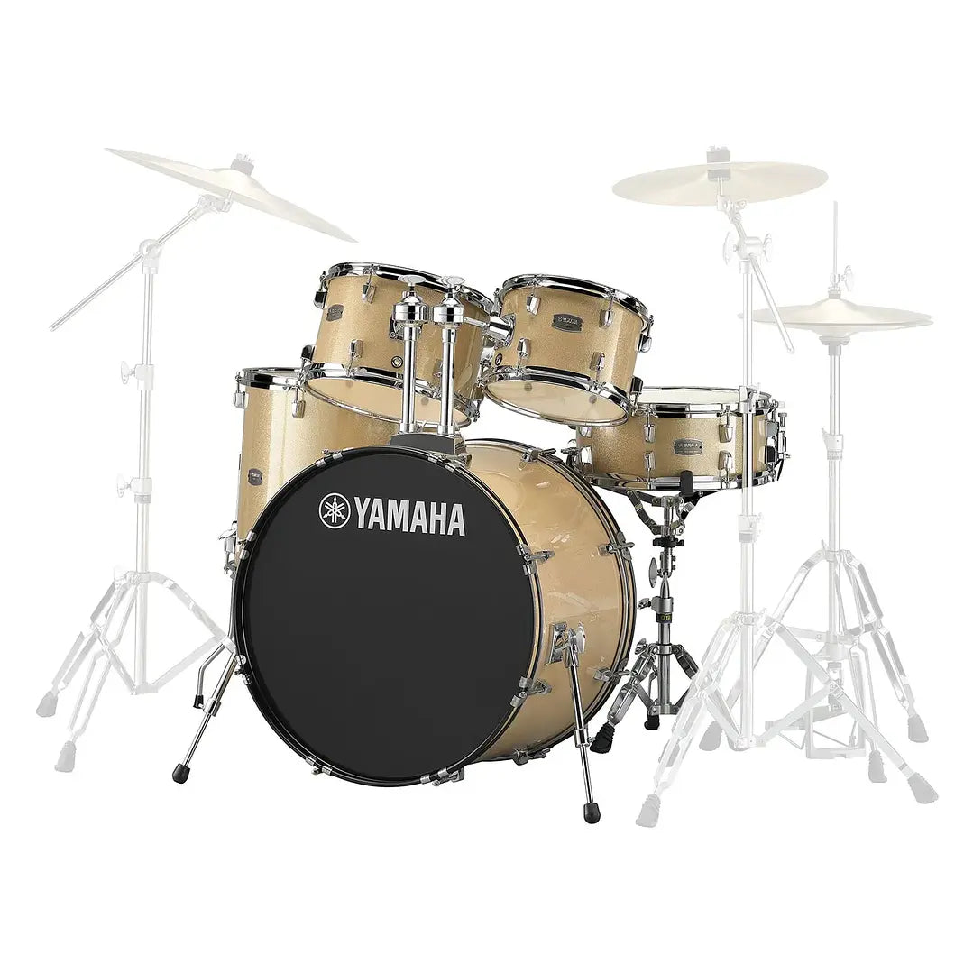 BATERIA ACUSTICA RYDEEN BOMBO 22" YAMAHA CHAMPAGNE GLITTER