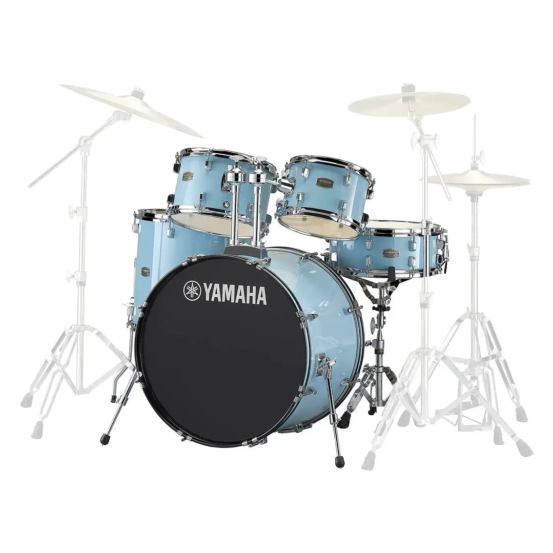 BATERIA ACUSTICA RYDEEN BOMBO 22" YAMAHA GLOSS PALE BLUE