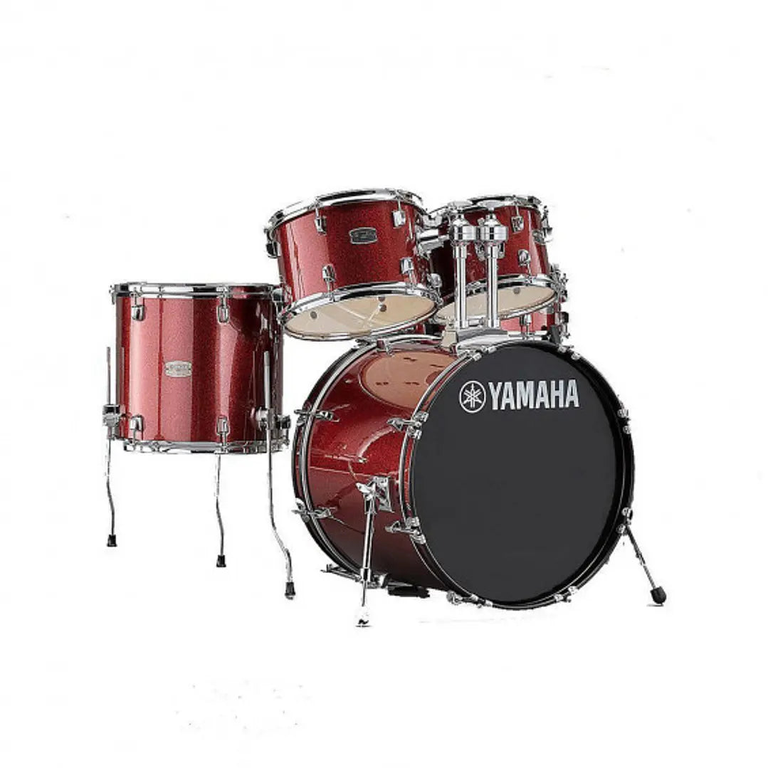 BATERIA ACUSTICA RYDEEN BOMBO 22" YAMAHA BURGUNDY GLITTER