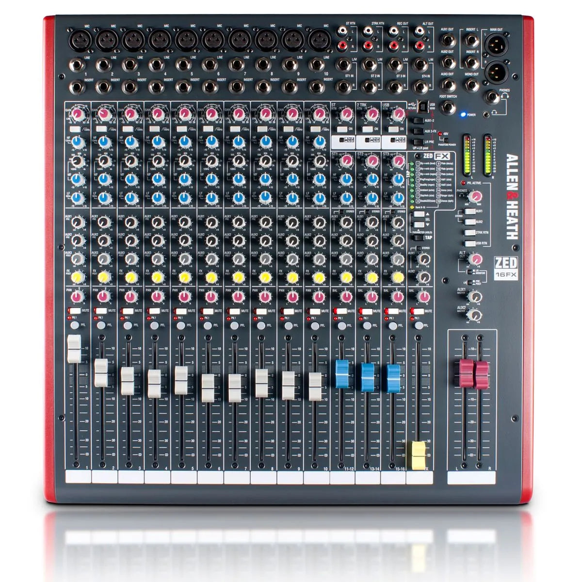 Mixer Allen & Heath ZED16FX USB con efectos