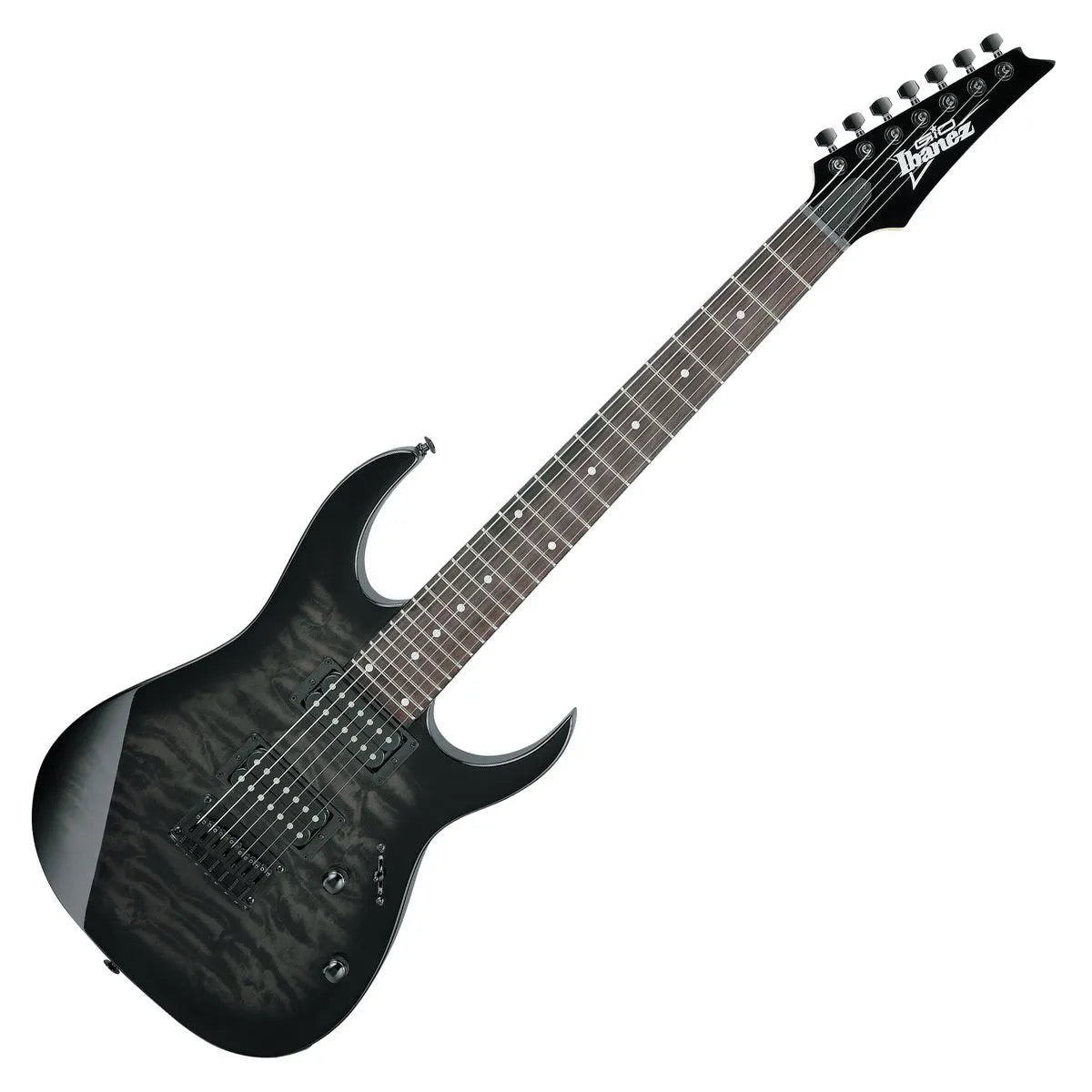 GUITARRA ELECTRICA IBANEZ 7 CUERDAS GRG7221QA TKS