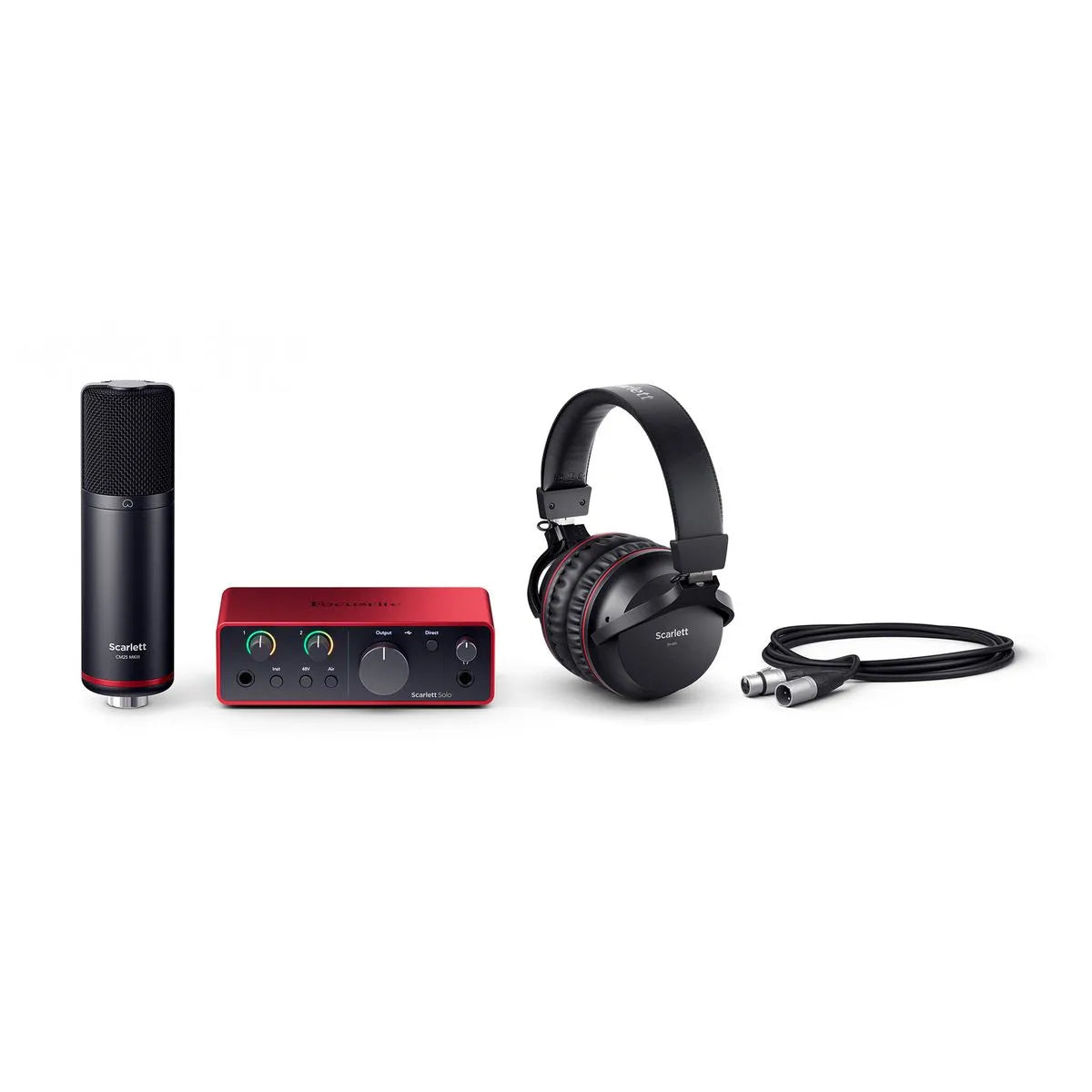 Focusrite Scarlett Solo Studio 4th Gen | Pack de Grabación