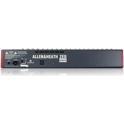 Mixer Allen & Heath ZED22FX/X con efectos - 16 canales mono y 3 canales estéreo