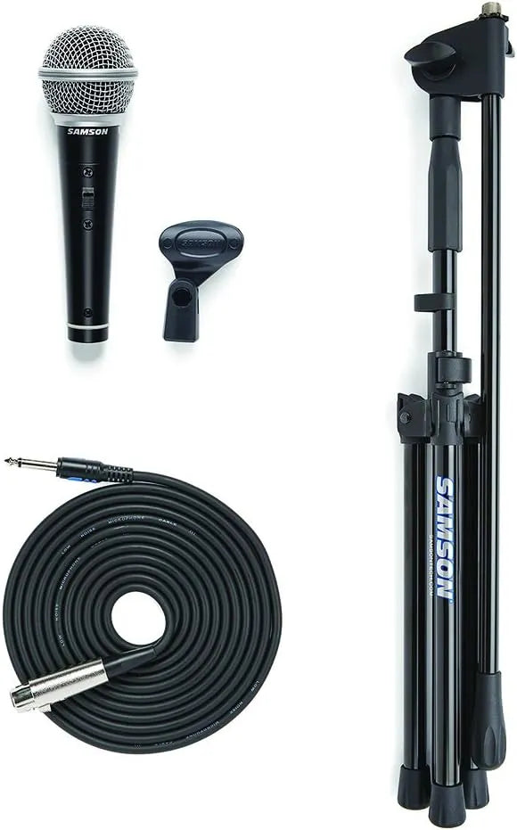 Pack Samson VP10CE Micrófono, Atril y Cable