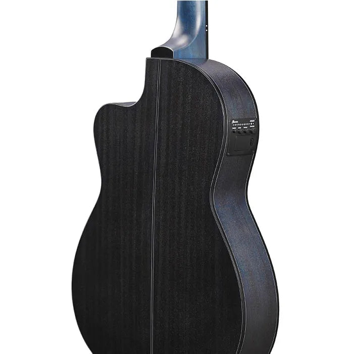 Guitarra electroacústica Ibanez Classical GA5FMTCE - Open Pore Blueberry