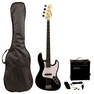 Pack de bajo eléctrico Freeman Rockstarter - Black