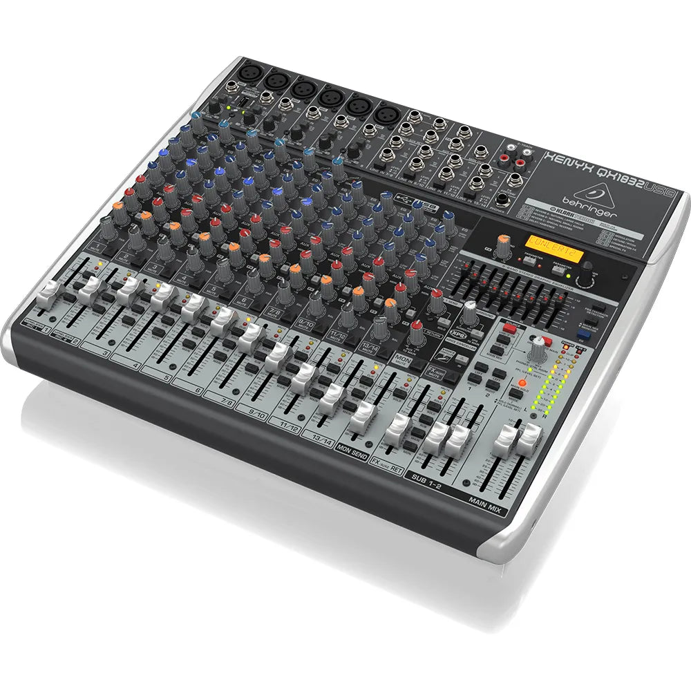 MIXER BEHRINGER 3 ENT 2 BUSES QX1832USB