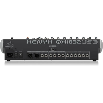 MIXER BEHRINGER 3 ENT 2 BUSES QX1832USB