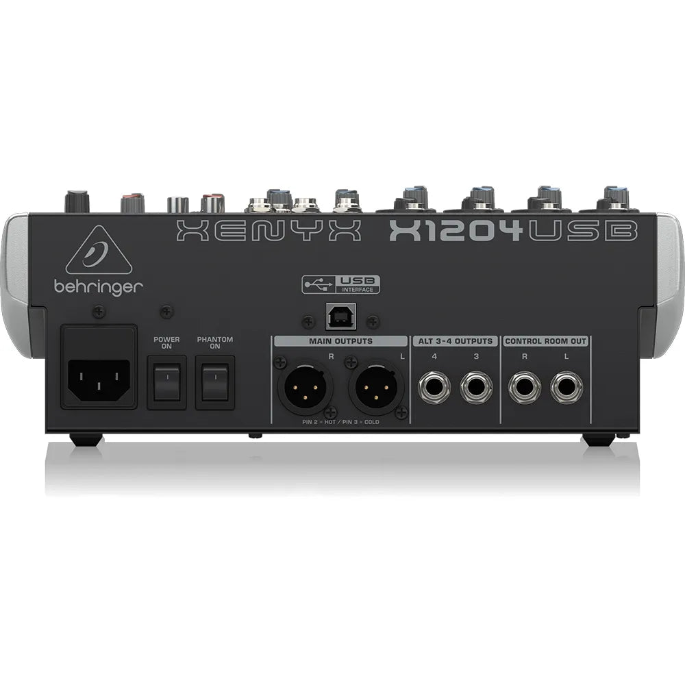 Mixer Behringer XENYX X1204USB USB 12 Canales con Efectos DSP