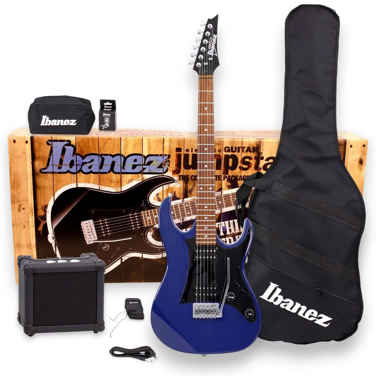 Pack de guitarra eléctrica Ibanez IJRX20U - Blue