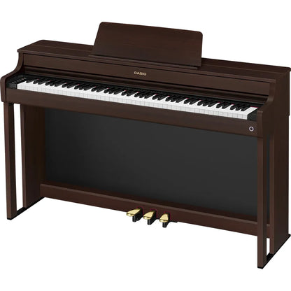 PIANO CASIO AP-S300 BN (CAFE)  CON MUEBLE 3/PEDALES BLUETOOTH