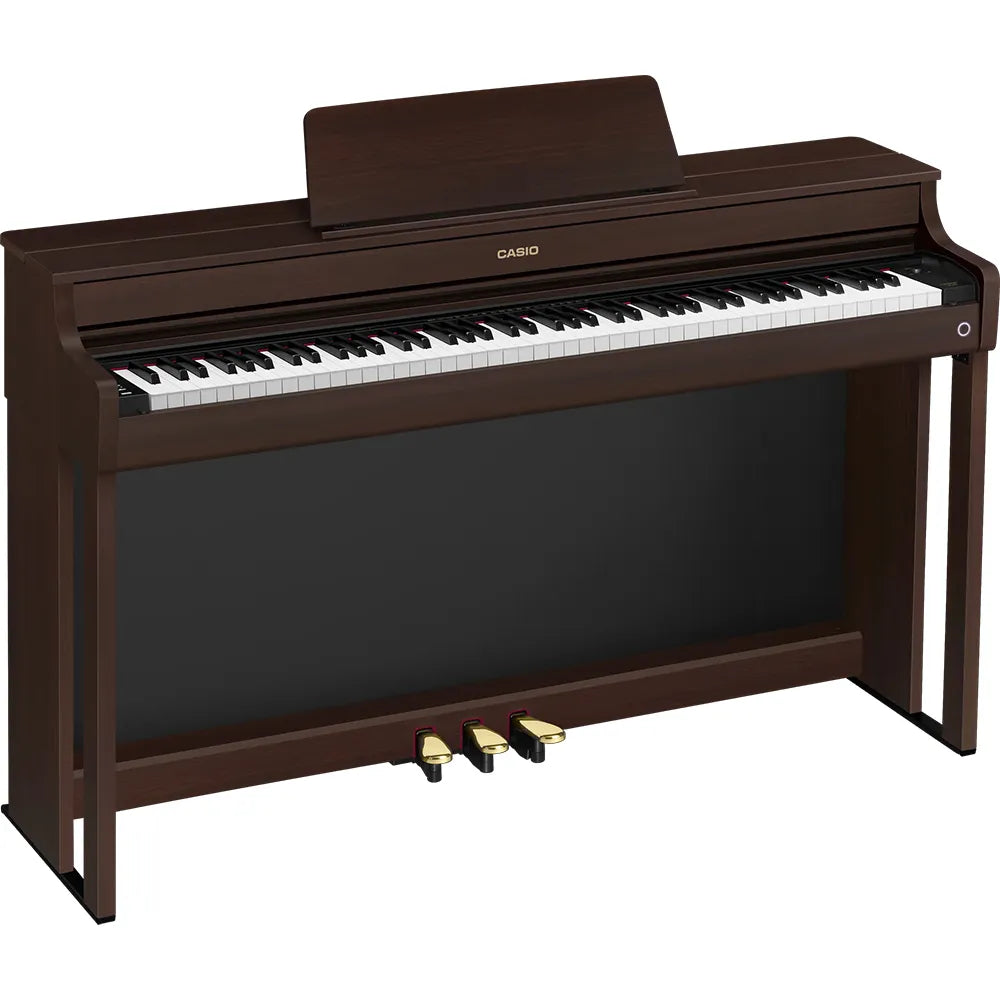 PIANO CASIO AP-S300 BN (CAFE)  CON MUEBLE 3/PEDALES BLUETOOTH