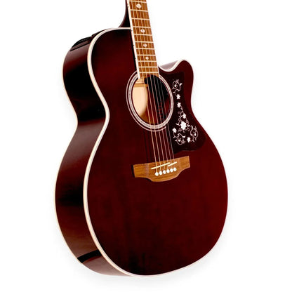 Guitarra electroacústica Takamine GN75CE - color wine red