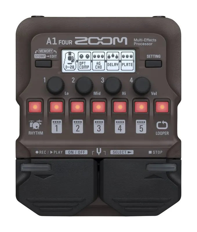 Pedalera multiefecto Zoom A1 Four