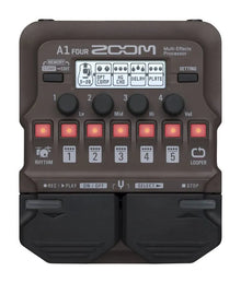 Pedalera multiefecto Zoom A1 Four