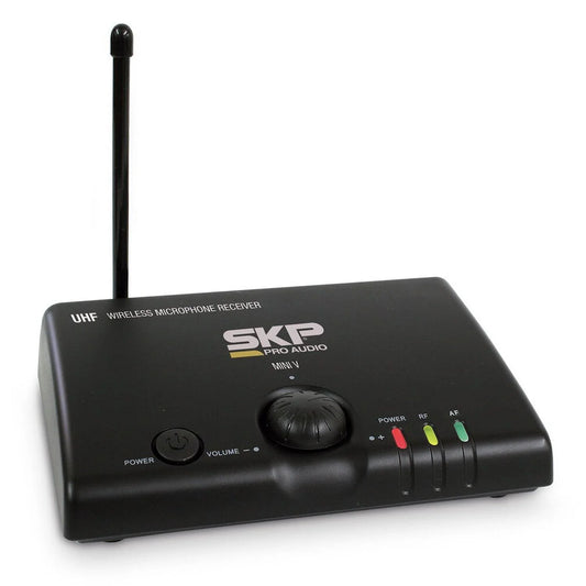 MICROFONO INALAMBRICO CINTILLO SKP UHF MINI V