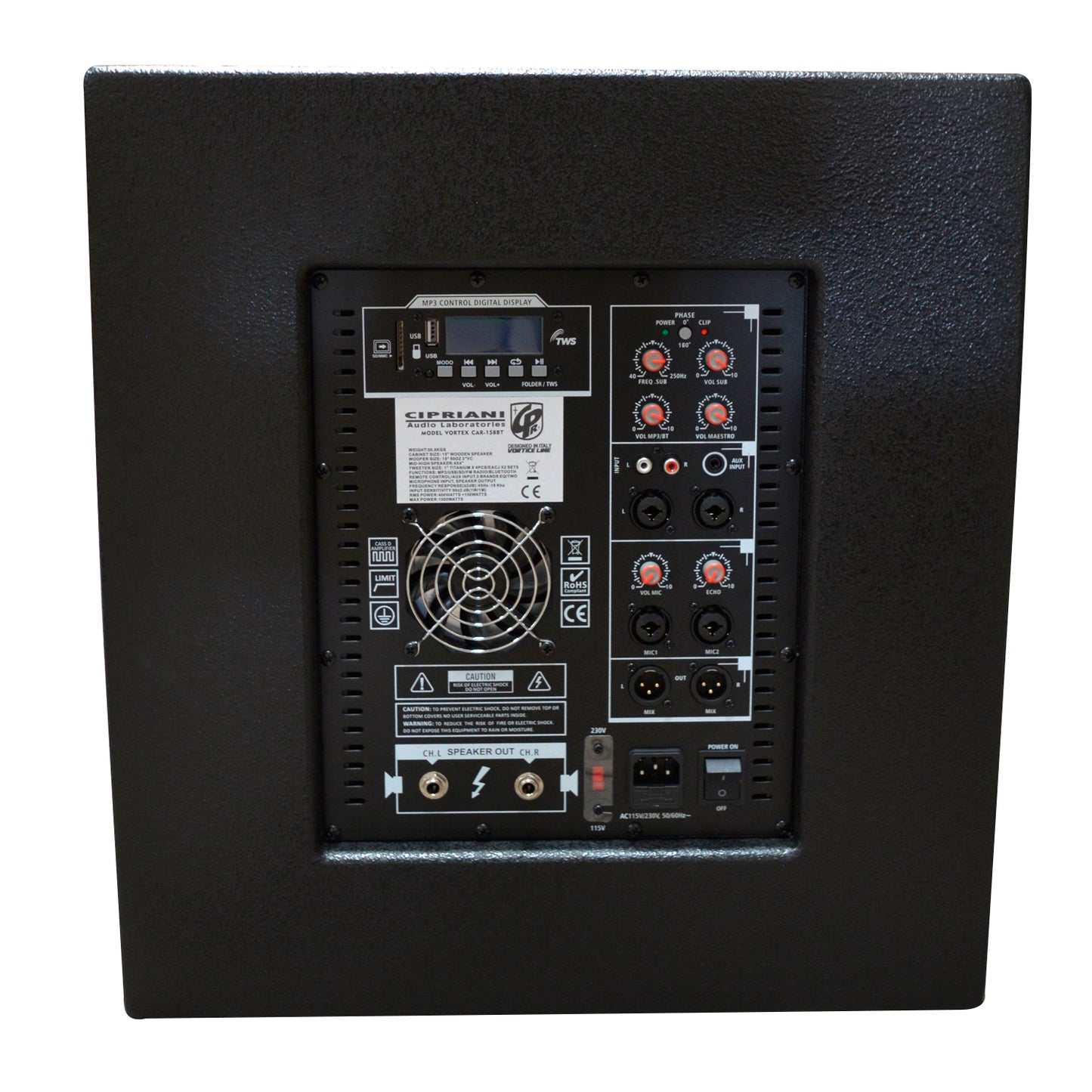PARLANTE ARRAY SUB15+8 700W RMS2000W MAX + ATRIL CIPRIANI