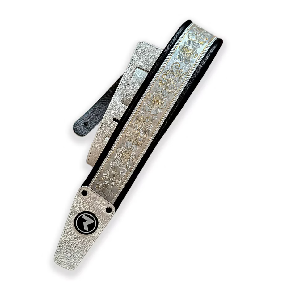 RAVEN STRAPS Voodoo 2.75" Silver Flower