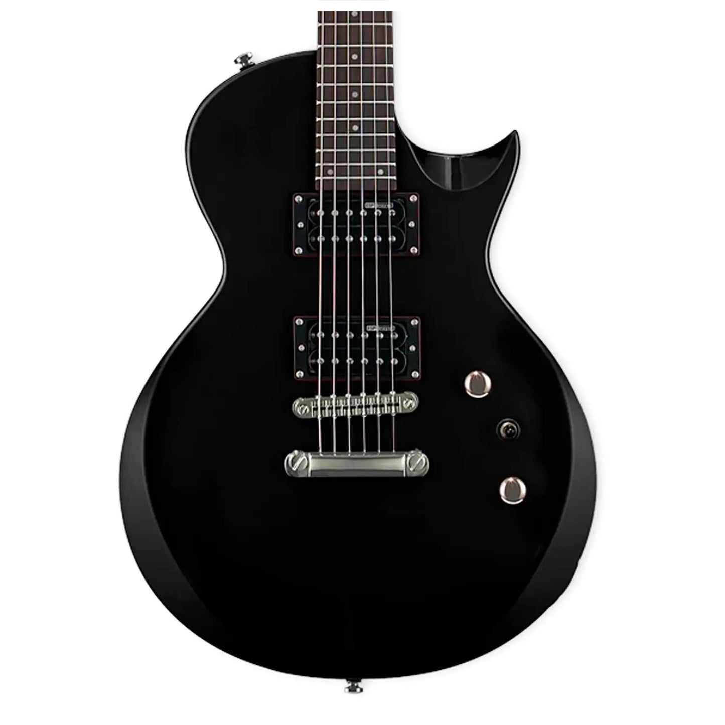 GUITARRA ELECTRICA LTD EC-10 KIT C/FUNDA BLK LEC10KITBLK