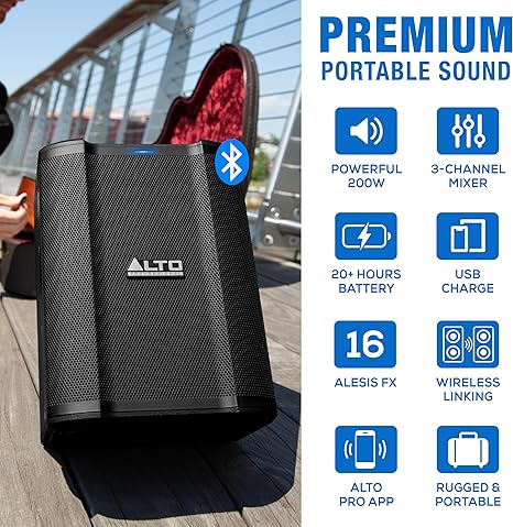 CAJA ACTIVA RECARGABLE ALTO BUSKERXEU 200W