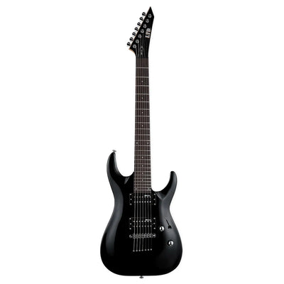 GUITARRA ELECTRICA LTD MH-17 C/FUNDA BLK 7CUERDAS