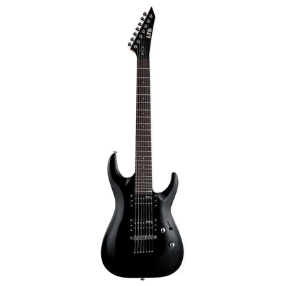 GUITARRA ELECTRICA LTD MH-17 C/FUNDA BLK 7CUERDAS