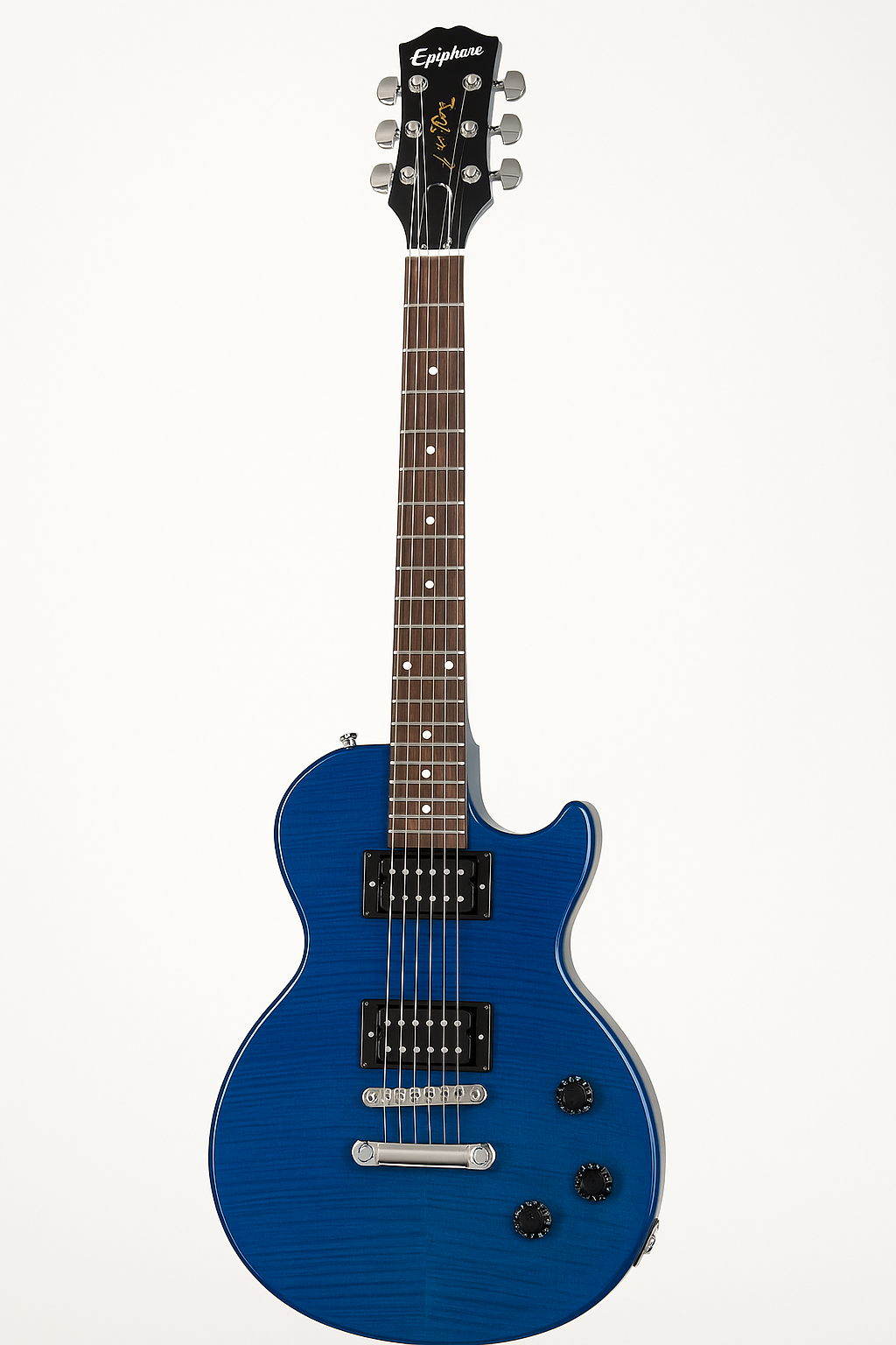 GUITARRA EPIPHONE LP SPECIAL II TOP BLUE TRANSL ENS2TLNH3