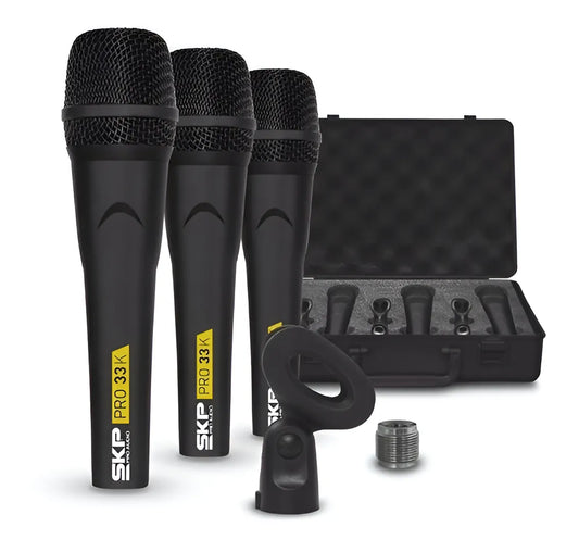 PACK 3 MICROFONO SKP PRO33K