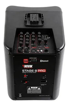 Parlante Novik Neo Stage 8 Pro portátil con bluetooth negro