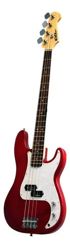 Bajo Eléctrico Newen Pr 4c Color Rojo