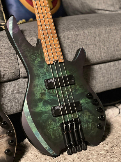 Bajo Eléctrico Headless Cort Space 4 SDG Star Dust Green