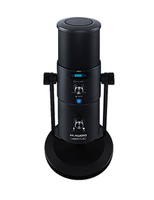 M-Audio Uber Mic USB Mult patrón para Podcast y Streaming