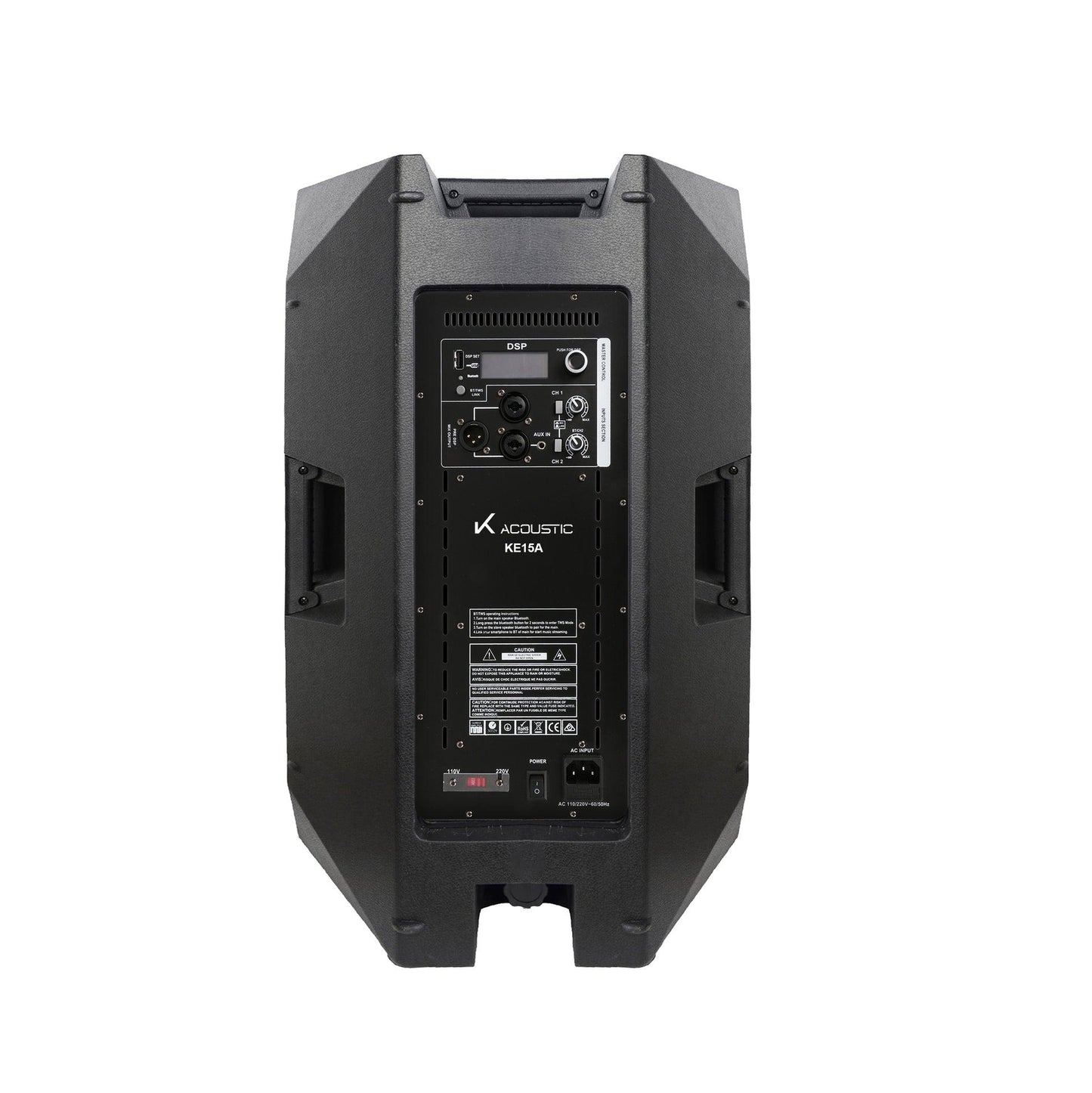 CAJA ACTIVA 400W RMS 15" K ACOUSTIC V1500A