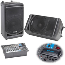 CAJA ACÚSTICA ACTIVA PORTABLE SAMSON XP1000B- CON BLUETOOTH
