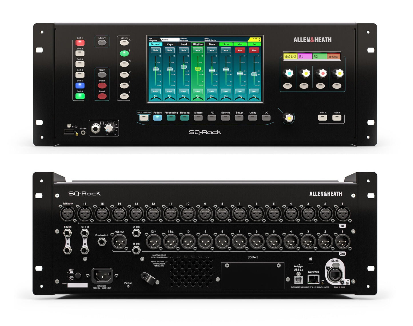 ALLEN & HEATH SQ RACK MOUNT CONSOLE