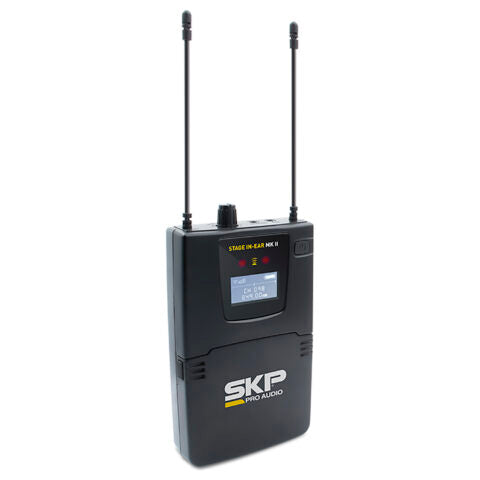 Sistema De monitoreo In Ear SKP STAGE MK2 Profesional Multifrecuencia UHF