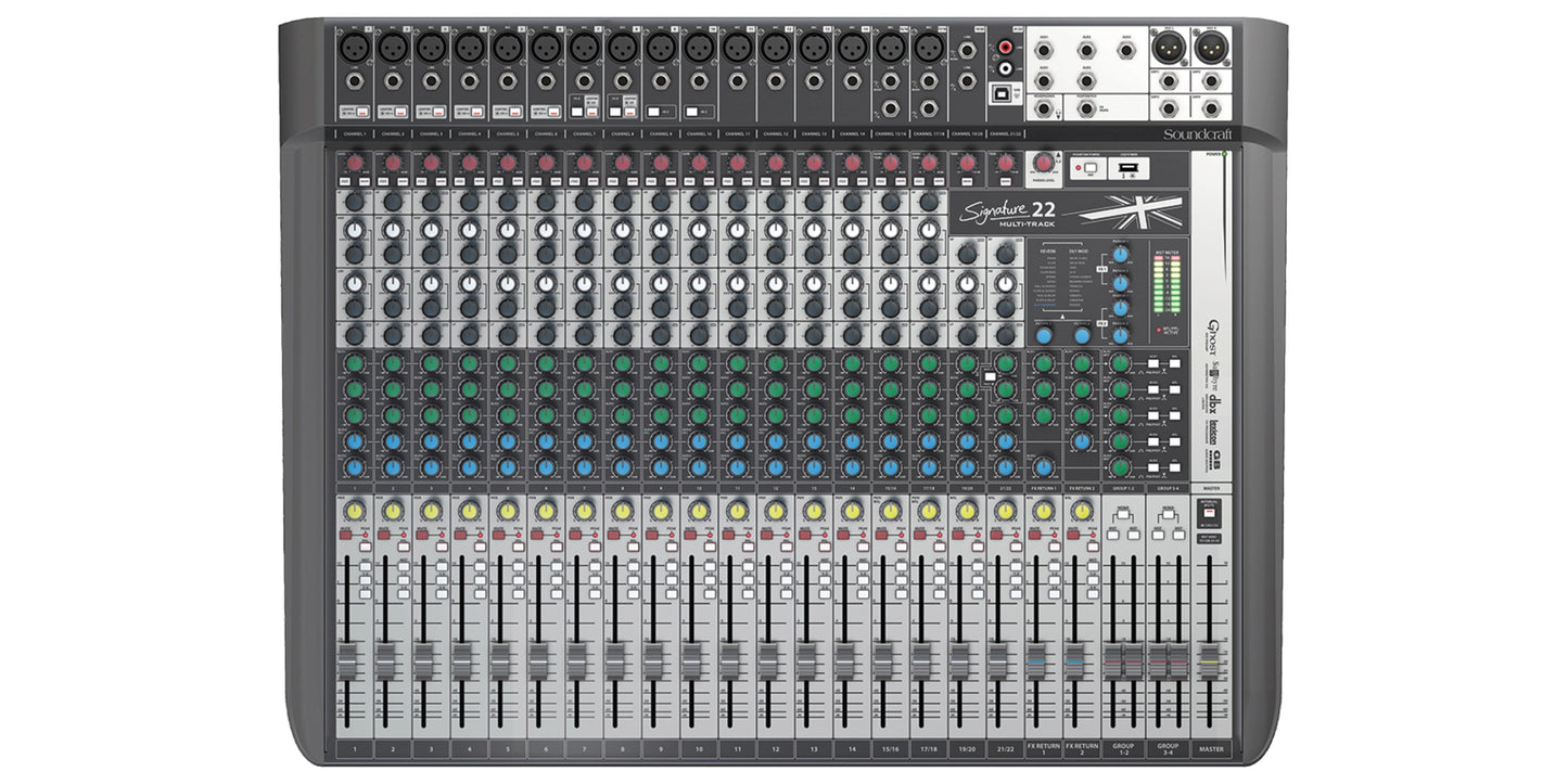 Mezclador Signature 22 MTK | Soundcraft