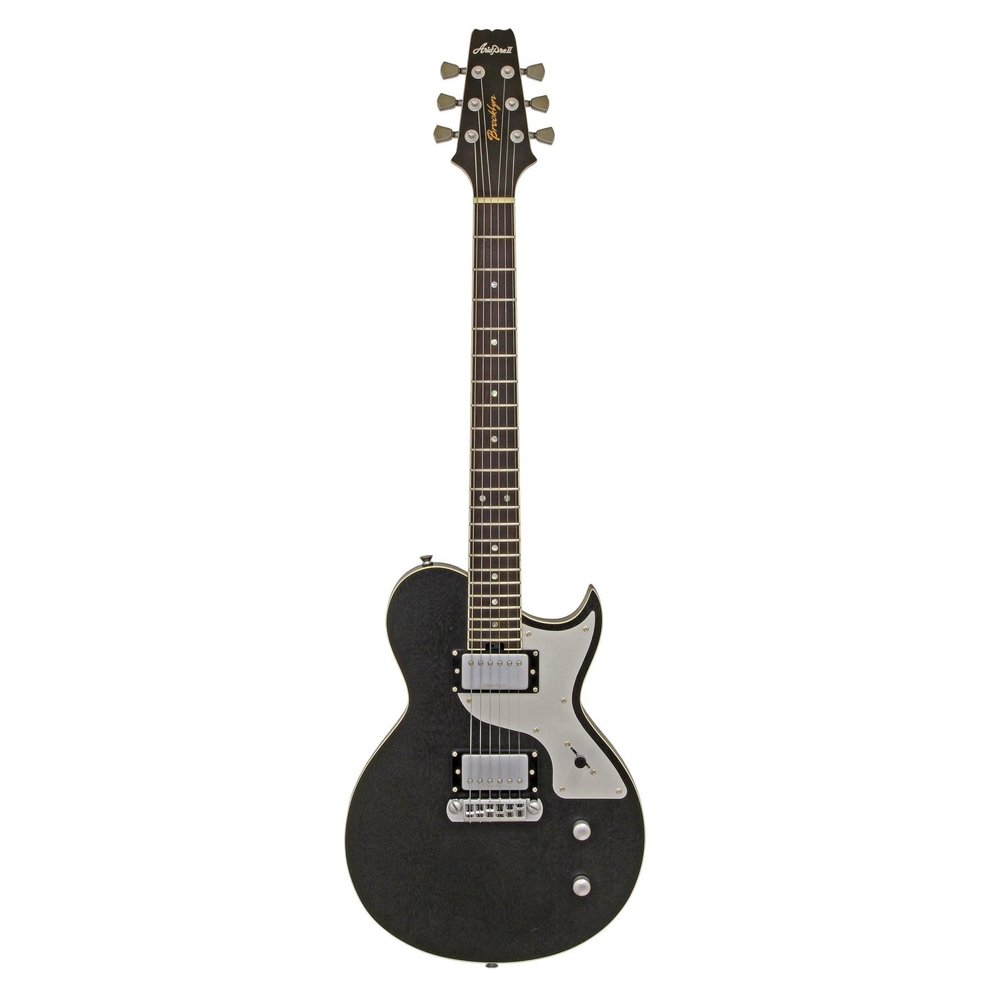 ARIA PRO II GUITARRA ELECTRICA 718MK2 L PAUL OPEN PORE BLACK A-718-MK2-OPBK