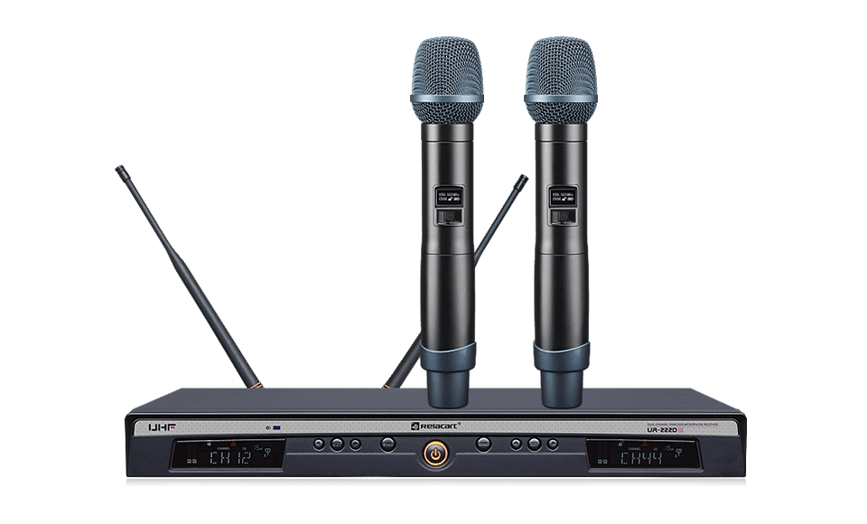 RELACART UR-222D SISTEMA INALÁMBRICO DOBLE DE MANO