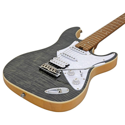 ARIA PRO II GUITARRA ELECTRICA 714MK2 STRAT BLACK DIAMOND A-714-MK2-BKMD